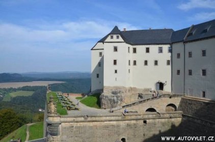 Pevnost Königstein v Saském Švýcarsku v Německu 37