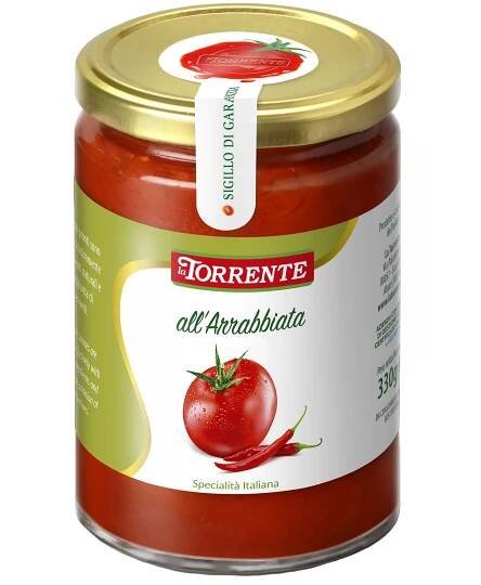 Rajčatová omáčka Arrabbiata s chilli 330g