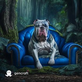 The Majesty of the Full Grown Blue English Bulldog