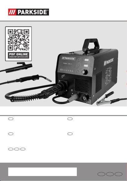 Manuál Parkside PMSG 200 A1 Svářečka