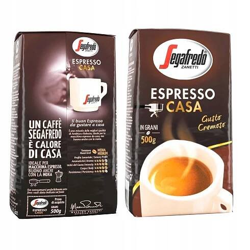 Káva zrnková Segafredo Espresso Casa 500 g