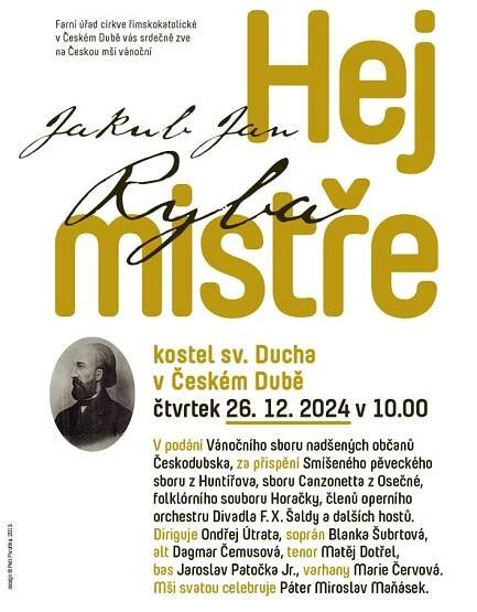 Hej mistře - mše sv. Jakuba Jana Ryby