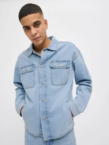 Jack & Jones Loose Fit Košilová bunda - 12249029