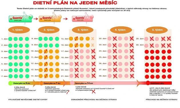 Dietní plán na jeden měsíc - Dr. Staněk