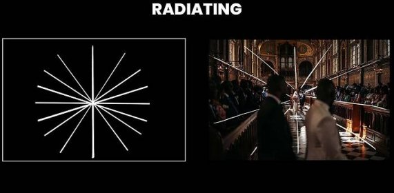 Composition tips for wedding photographers - radiating