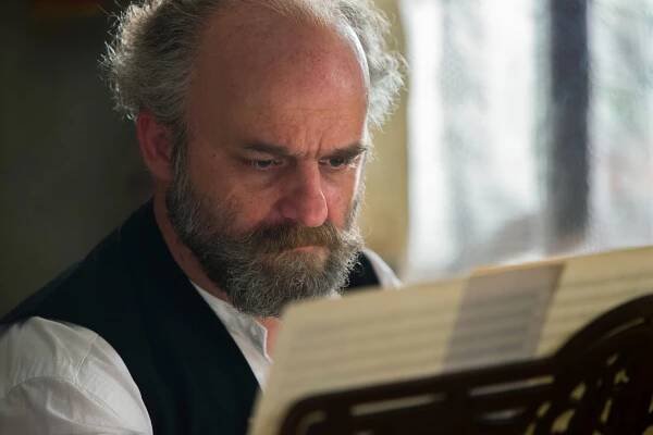 Hynek Čermák jako Antonín Dvořák v právě natáčeném filmu Americké dopisy | topvip.cz