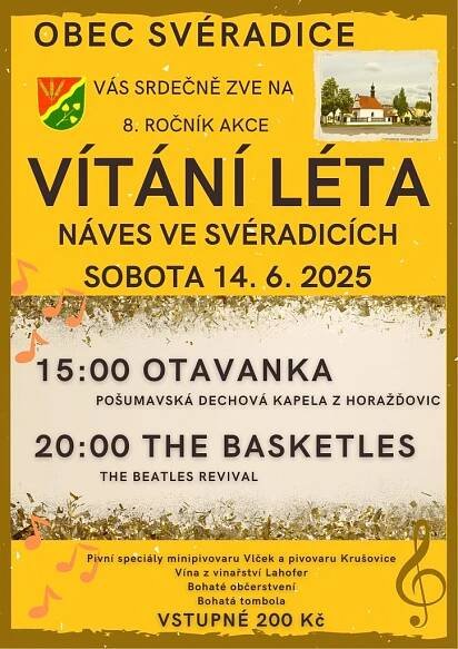 Vítání léta 2025 | Minipivovar Vlček Horažďovice