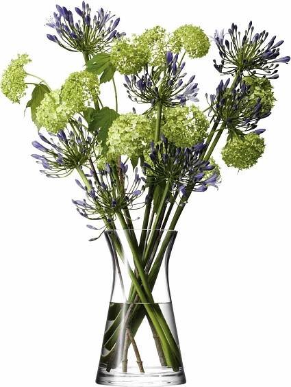 LSA Flower skleněná váza vysoká, 29cm, čirá, Handmade G667-29-301 LSA International - VseNaVareni.cz 