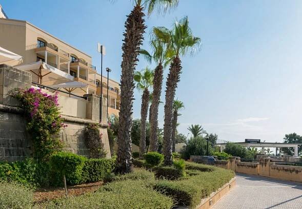 hotel grounds at Corinthia Hotel St. George's Bay Malta