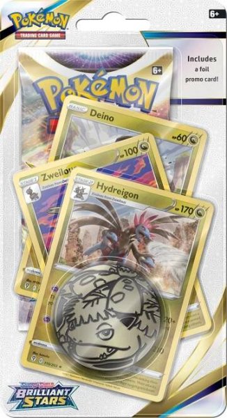 Pokémon TCG SWSH09 Brilliant Stars Premium Checklane Blister Booster od 219 Kč
