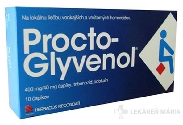 Procto-Glyvenol čapíky 10 ks