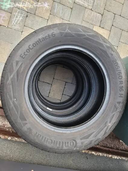 4x Pneu Continental EcoContact 6 205/60 R 16 92H