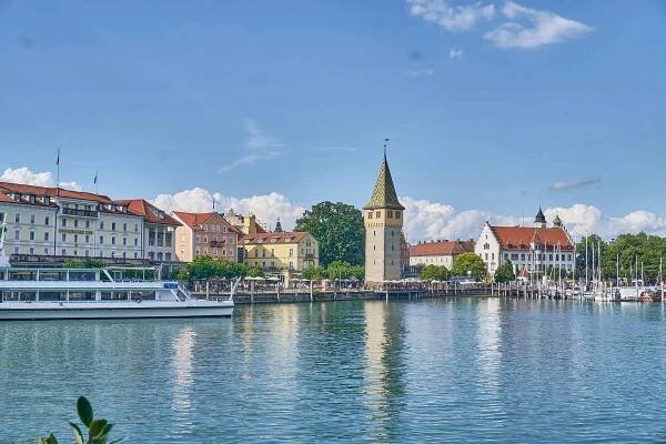 Lindau's harbour front