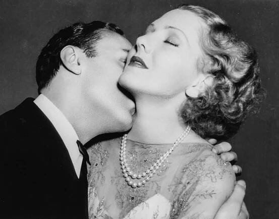 Jean Arthur With Charles Boyer In 'History Is Made At Night', 1937.