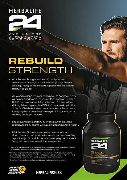 H24 Rebuild Strength (Obnova sily), Čokoláda, 1000g - Image 4