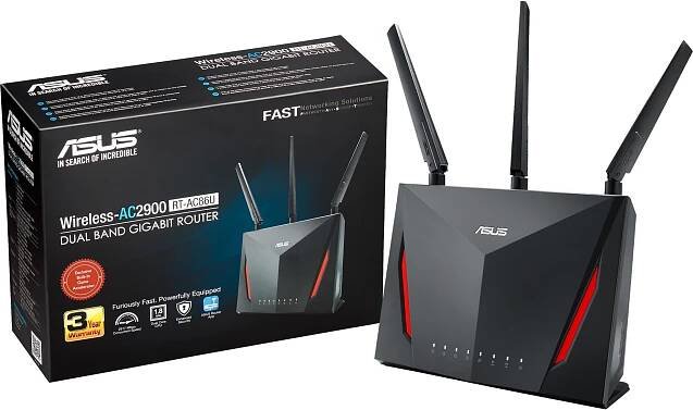 WiFi Router ASUS RT-AC86U (AC2900) Dual-band Gigabit Aimesh Router