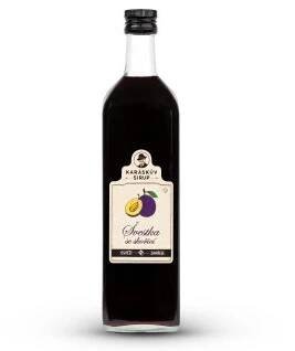 SIRUPY 1l nove etikety svestka