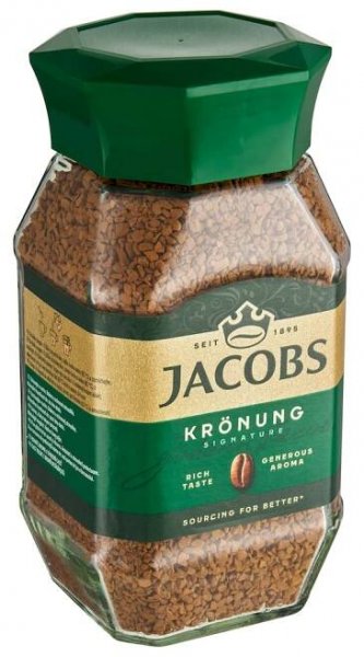 Jacobs Krönung Rozpustná káva mrazem sušená 200g