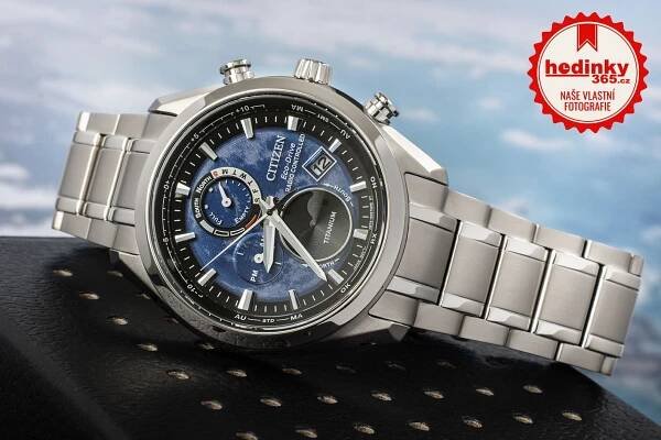 Citizen Sports Eco-Drive Radio Controlled Tsuki-yomi Moon Phase Super Titanium BY1010-81L | Hodinky-365.cz
