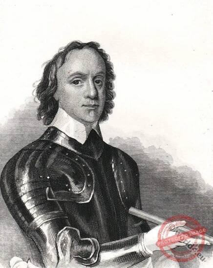 Oliver Cromwell. Lord Protector of England, Scotland and Ireland.