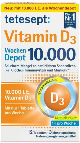 Vitamin D3 10000 Wochendepot