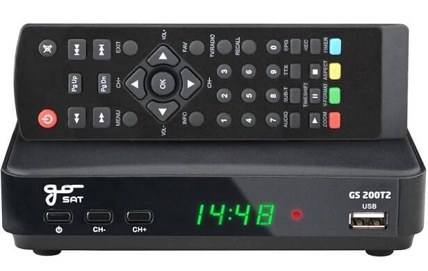 DVB-T/T2 přijímač GoSAT GS200DVBT2 | OnlineShop.cz