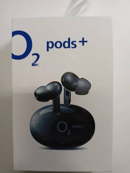 Bezdrátová sluchátka O2 pods + (černá barva)