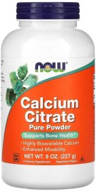 NOW Foods, Calcium Citrate, Pure Powder, 8 oz (227 g) 