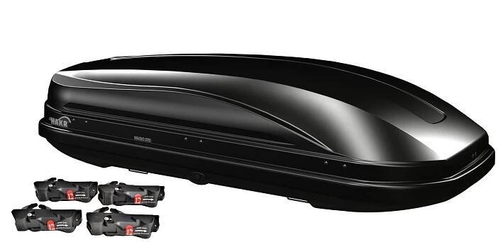 Autoboxy, střešní nosiče, příčníky, držáky kol a nosiče lyží