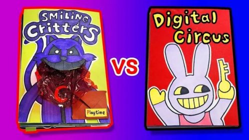 Poppy Playtime Chapter 3 VS Amazing Digital Circus (Game Book Battle, Horror Game, Paper Play)