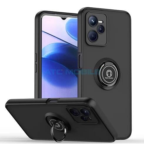 Kryt Realme C35 (RMX3511) s kroužkem černý