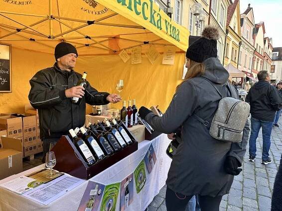 Svatomartinské vinobraní v Třeboni si nenechaly ujít stovky návštěvníků.