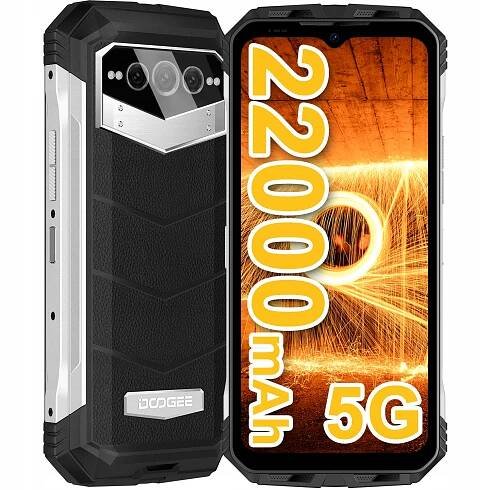DooGee Smartfón V Max 20GB / 256GB 6,6" 22000mAh WIFI 6 NFC SIM IP68/ IP69K