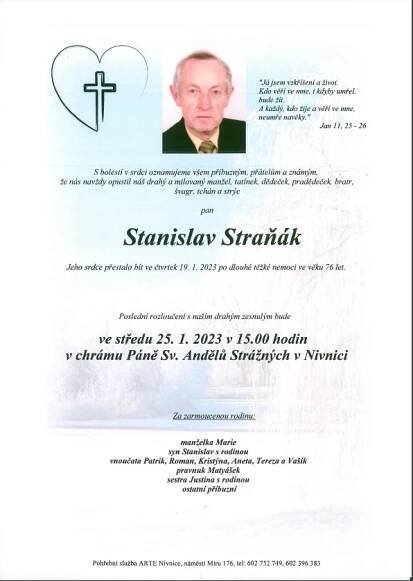Smuteční oznámení - Oficiální stránka obce Nivnice