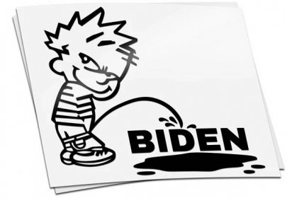 Piss On Biden Decal - PatrioticAFDecals.com
