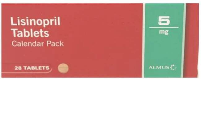 LISINOPRIL 5MG TABLET,28CT