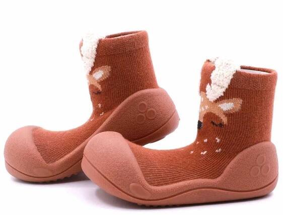 ATTIPAS Botičky Zootopia A21ZO Brown L vel.21,5, 116-125 mm