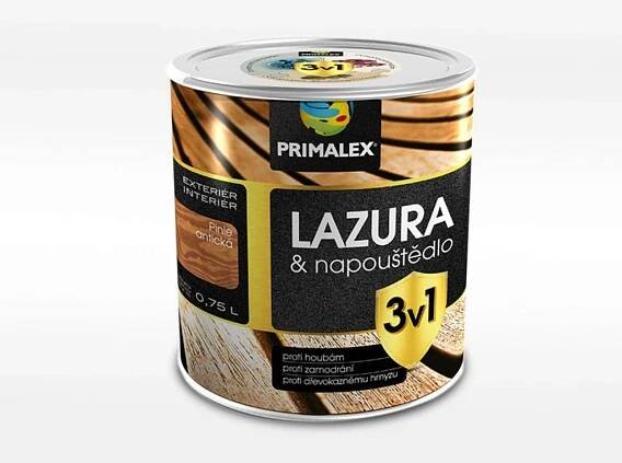 Primalex Lazura 3v1 0,75 l mahagon americký