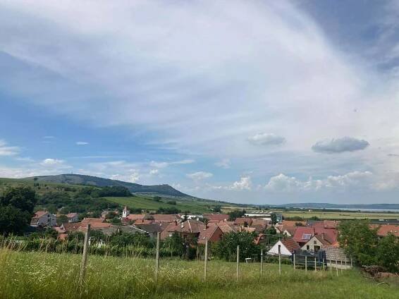 Výhled z pozemku nad domem na Novomlýnské nádrže a zříceninu hradu Děvíčky - Milovice u Mikulova - foto 43