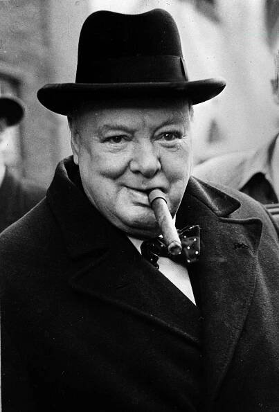 Fotografie Winston Churchill. Politics. 1950 General Election. A portrait, Popperfoto