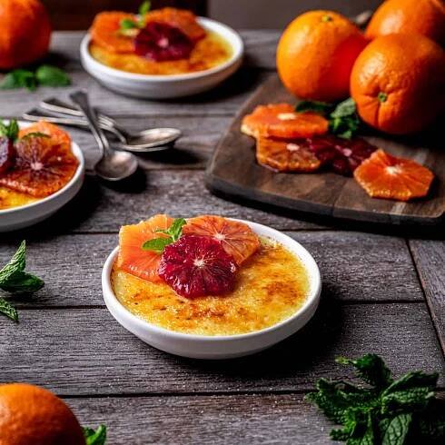 Orange Creamsicle Crème Brûlée