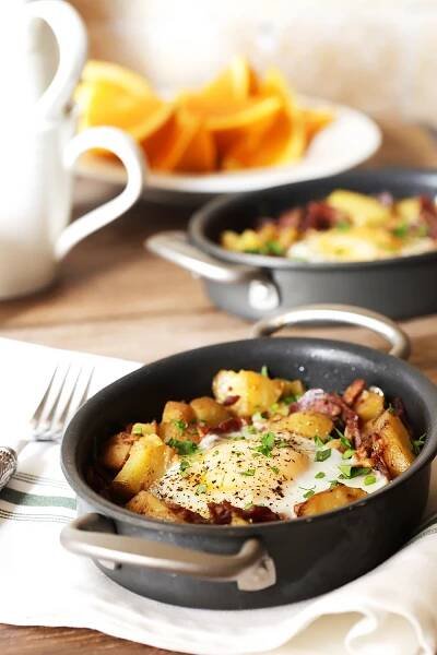 Corned Beef Hash with Bacon