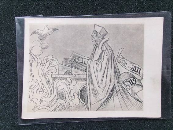 Malíř kreslil Mikoláš Aleš pohlednice Jan Hus - Sběratelství