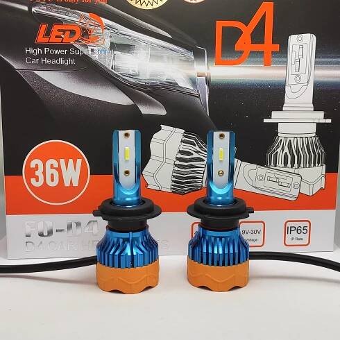 LED D4 autožárovka H7 6000K 8400lm 2x36W - sada 2ks