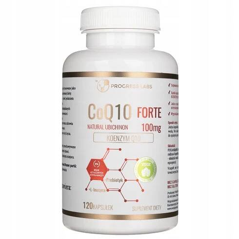 Koenzym Q10 od Progress Labs FORTE 100mg x120kapslí