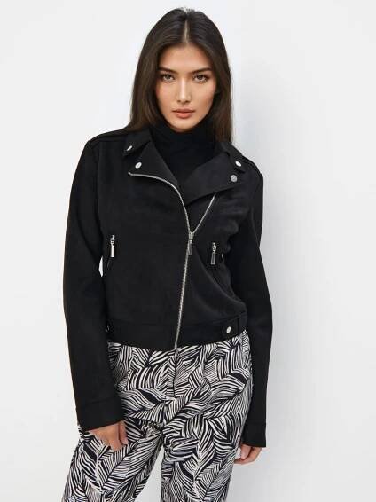 Bunda biker Barva černá - MOHITO - 612DT-99X