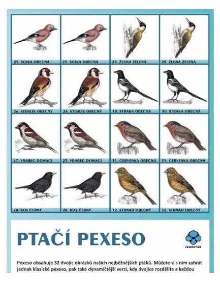 Ptačí pexeso - Ekonákup