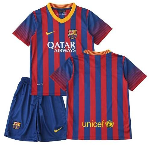 Dětský retro domácí dres FC Barcelona 2013-14