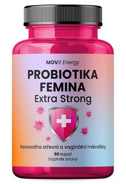 MOVit Energy Probiotika Femina Extra Strong 90 kapslí