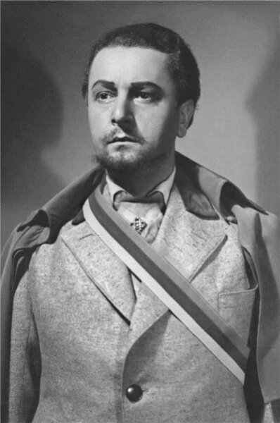 Fidelio - 06.12.1946, Teodor Šrubař (Fernando) Foto: Josef Heinrich